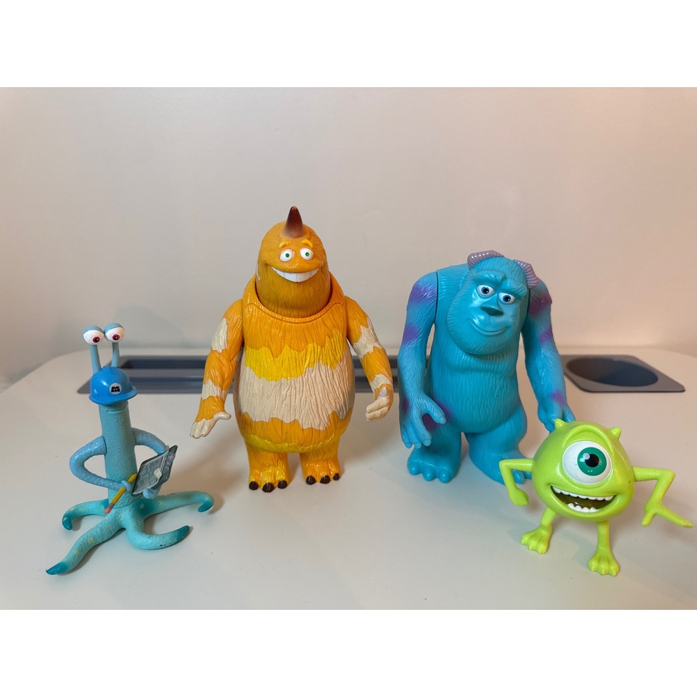 Hasbro Monsters Inc Action Figure Set Mixed Lot 2001 Pixar Sulley Mike George